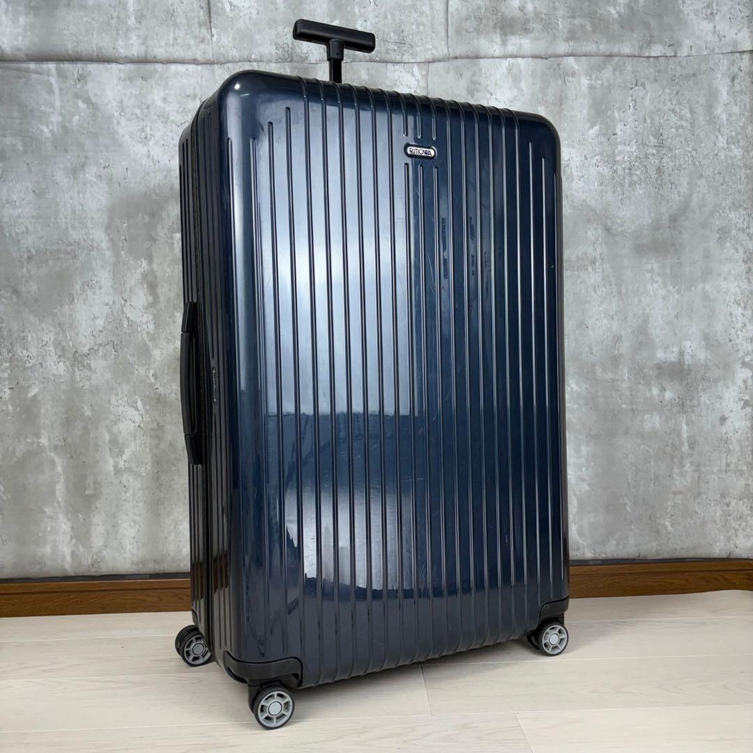 廃盤 リモワ サルサエアー 最大容量 105L 4輪 TSAロック ネイビー