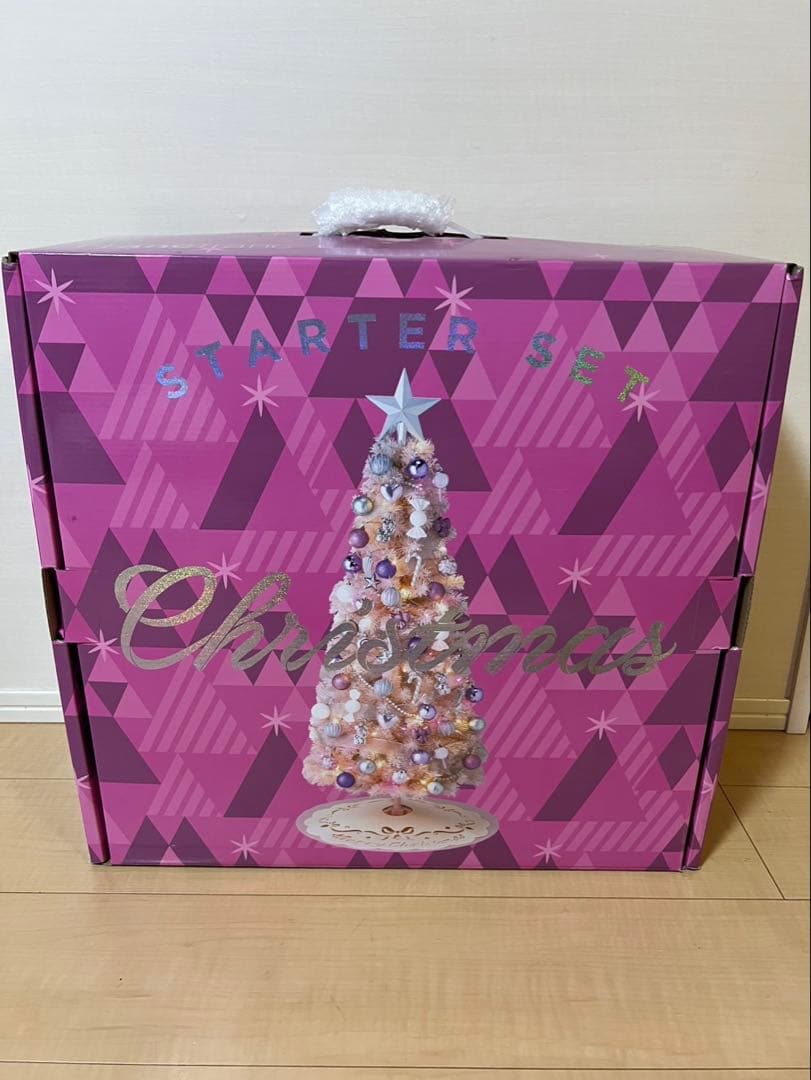 Francfranc 150cmクリスマスツリー ピンク