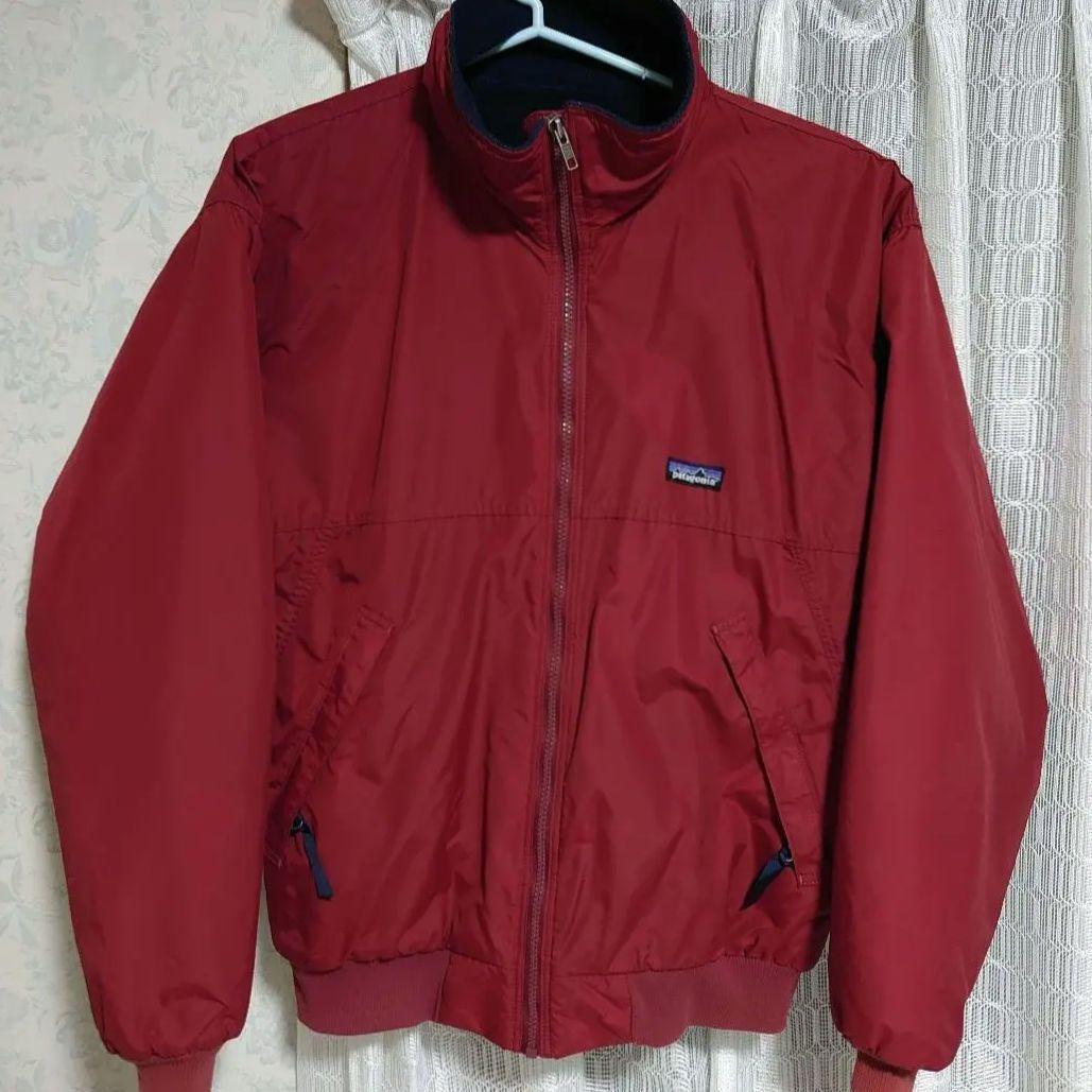 90s patagonia シェルドシンチラ ジャケット　Mサイズ　ワイン