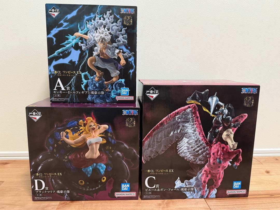 一番くじ ワンピースEX 悪魔を宿す者達　A賞　C賞　D賞　3点セット