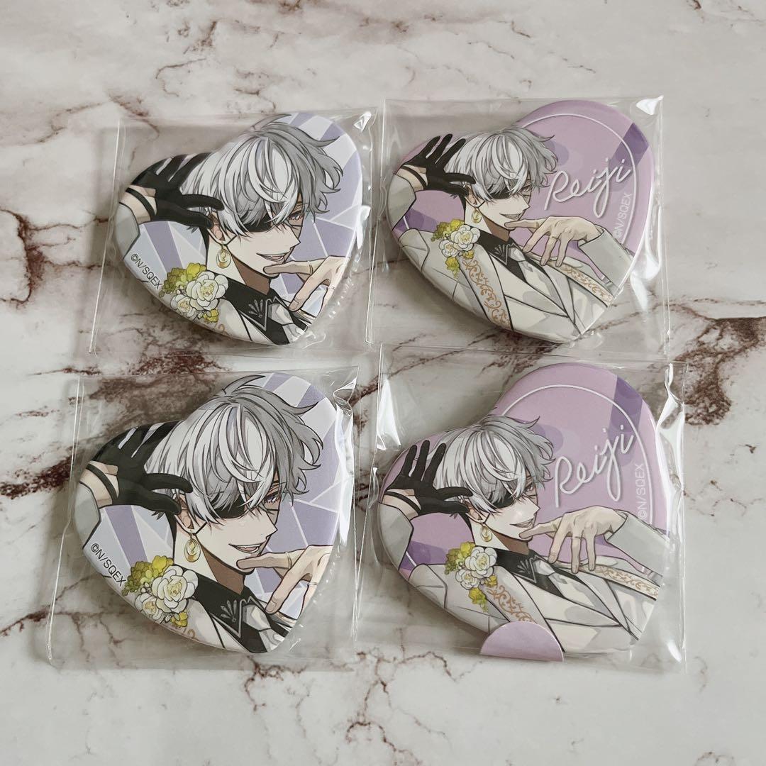 東京エイリアンズ ハート缶バッジ ドレスアップ 雨宮零士 4個セット