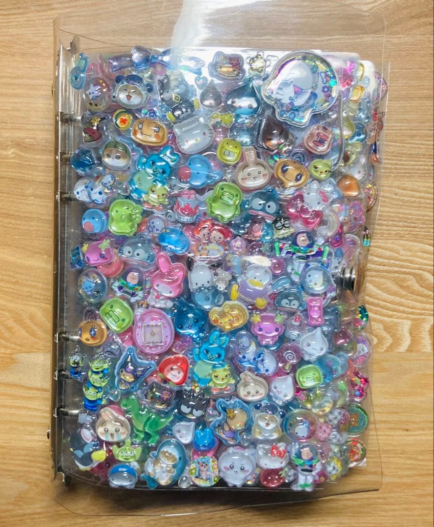 シール帳 完成品 A5サイズ ボンボンドロップシール 平成レトロ