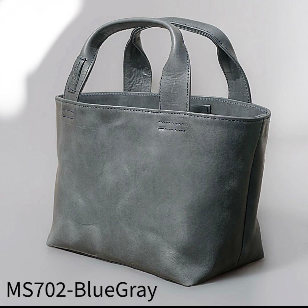 MS702-BlueGray 超軽量ミニトートバッグ