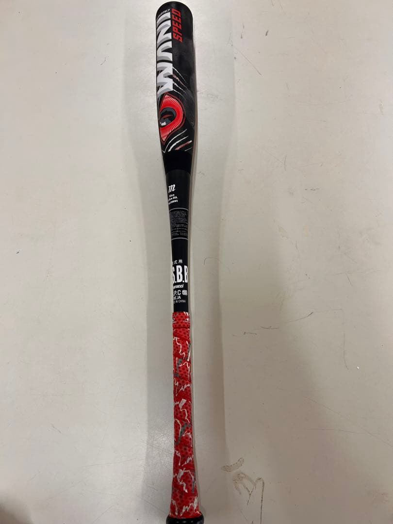 ワニクラッシャースピード 83cm 即購入は値下げします。 marucci（マルーチ） 一般軟式 ワニクラッシャー スピード ブラック 黒