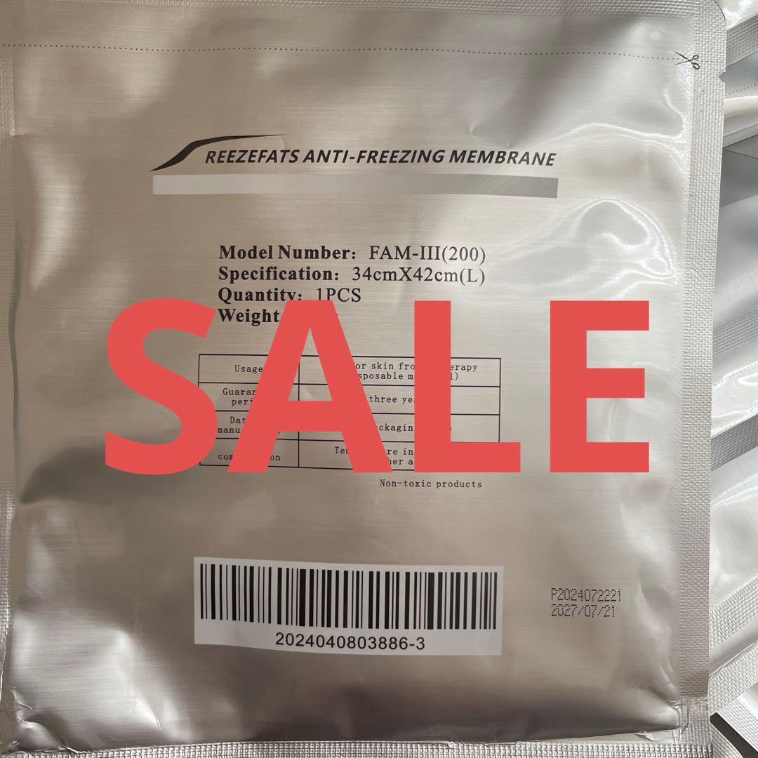 100枚　脂肪Lサイズ冷却シート不凍シート