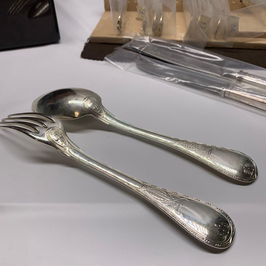 クリストフル スターリングシルバー(SILVER925)カトラリー6種36本