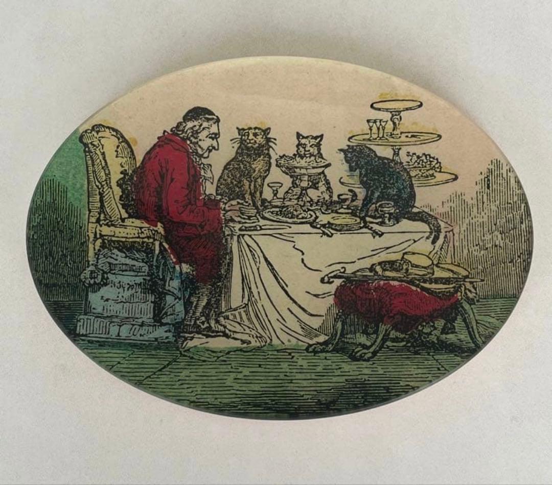 美品 ジョンデリアン JOHN DERIAN デコパージュプレート - メルカリ