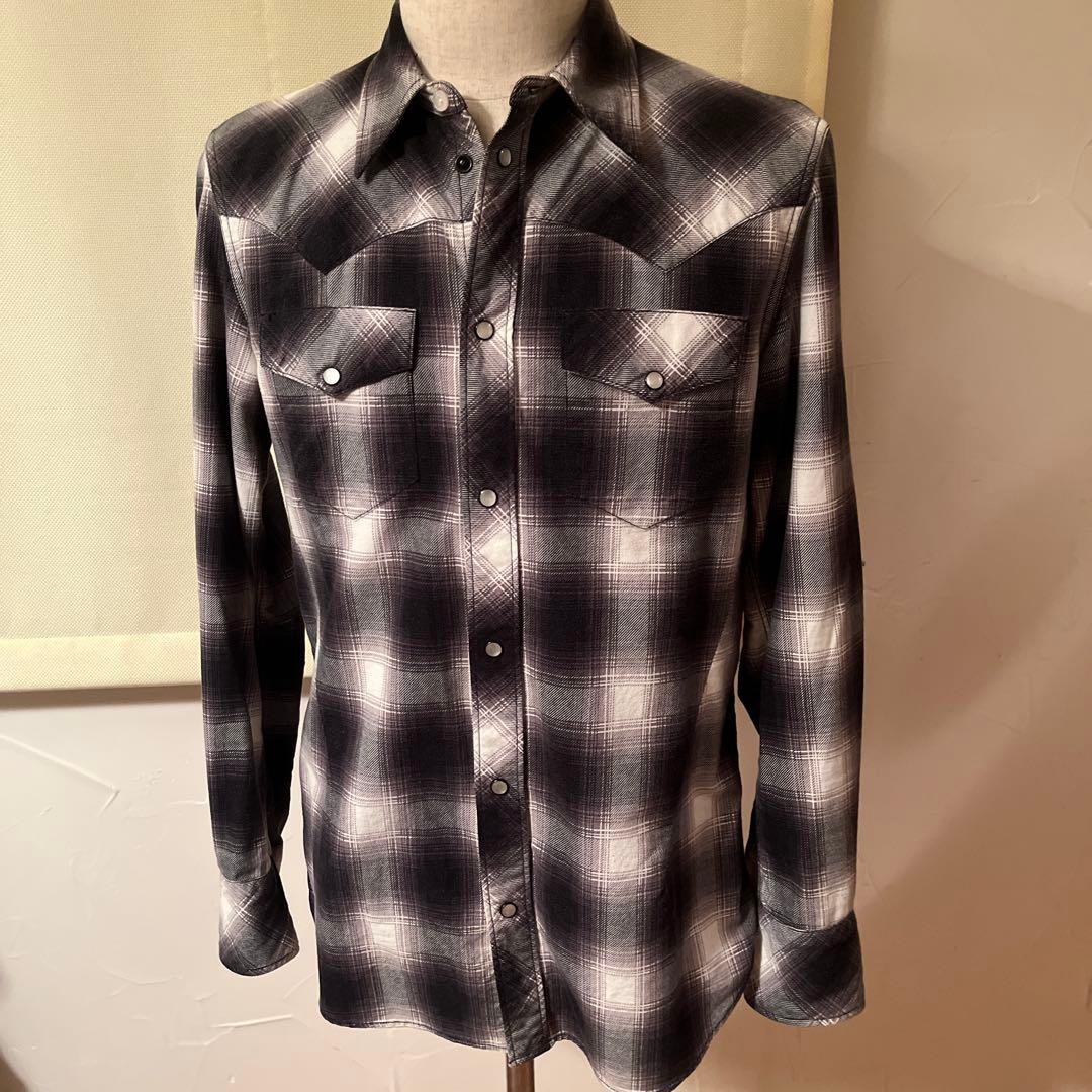 ナンバーナイン チェックシャツ　サイズ2 宮下貴裕　Number (N)ine