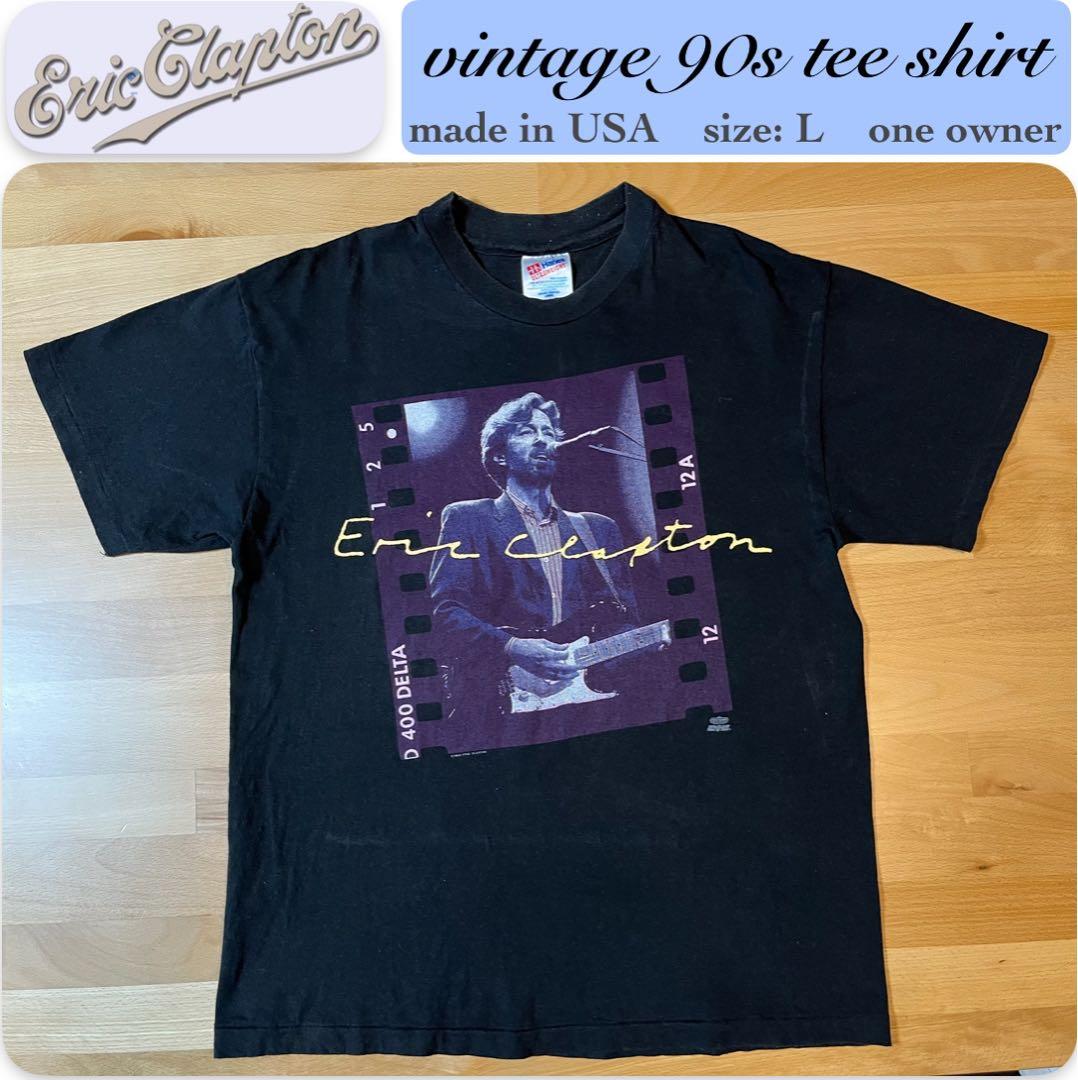 希少美品】Eric Clapton 90sビンテージTシャツ L USA製