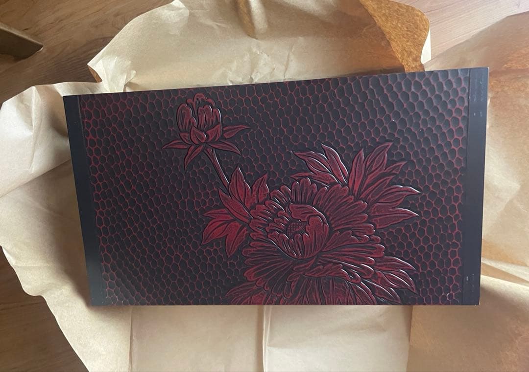 鎌倉彫り　鎌倉彫　テーブル