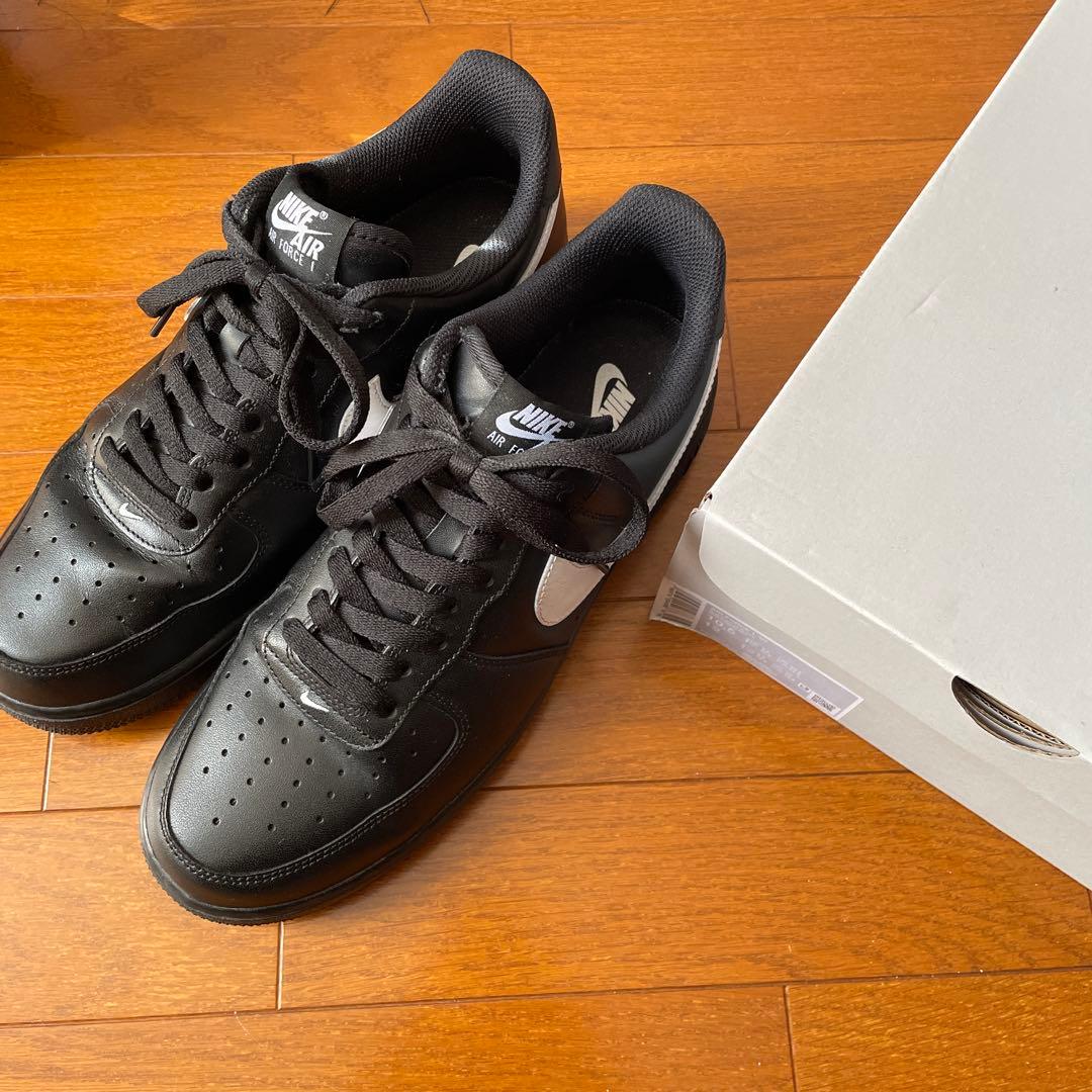 NIKE Air Force 1 '07 black × white 10.5