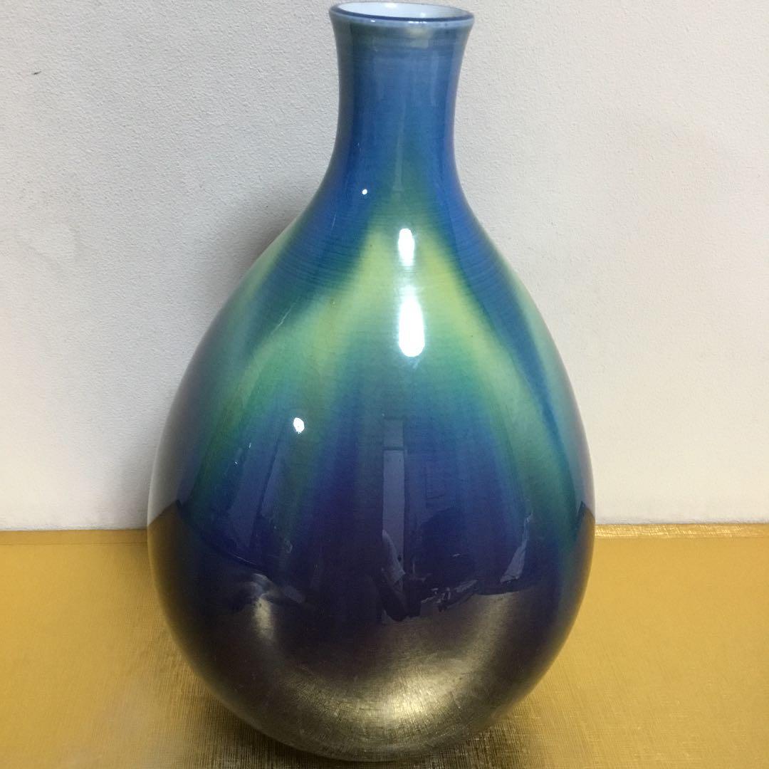 九谷焼花瓶 人間国宝 3代目徳田八十吉 (正彦) 26センチ - メルカリ
