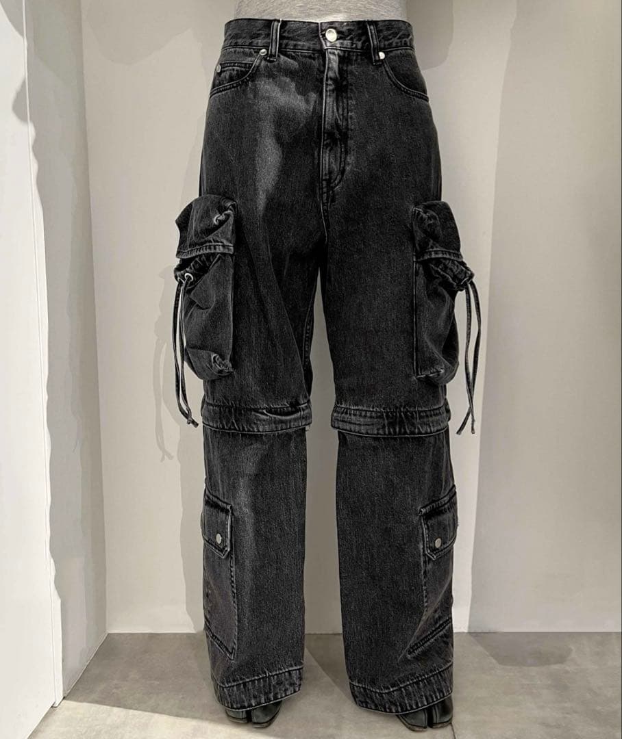 最終価格(1/31.まで)カーゴデニムパンツMAISON SPECIAL