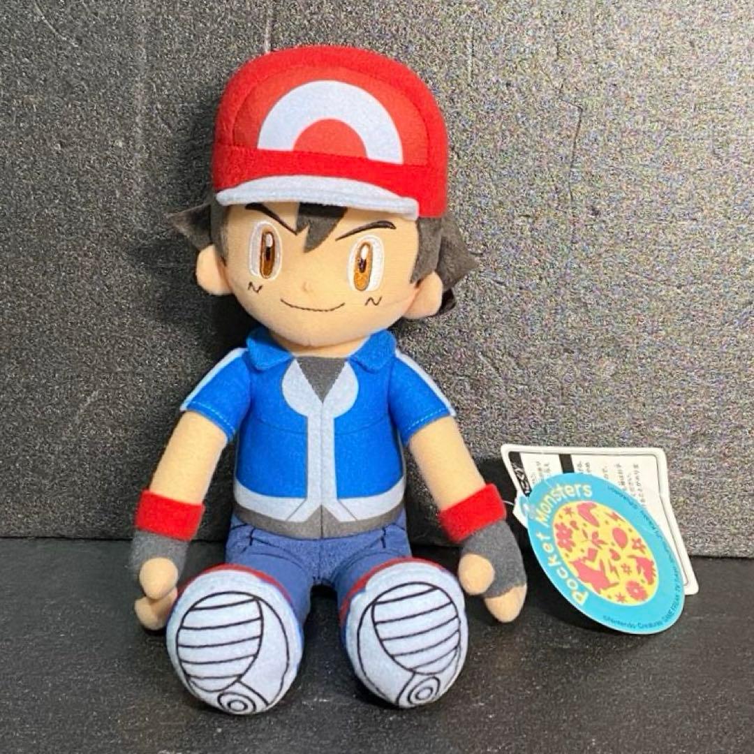 ポケモン サトシ タグ付き ぬいぐるみ カロス地方 セキグチ Sekiguchi