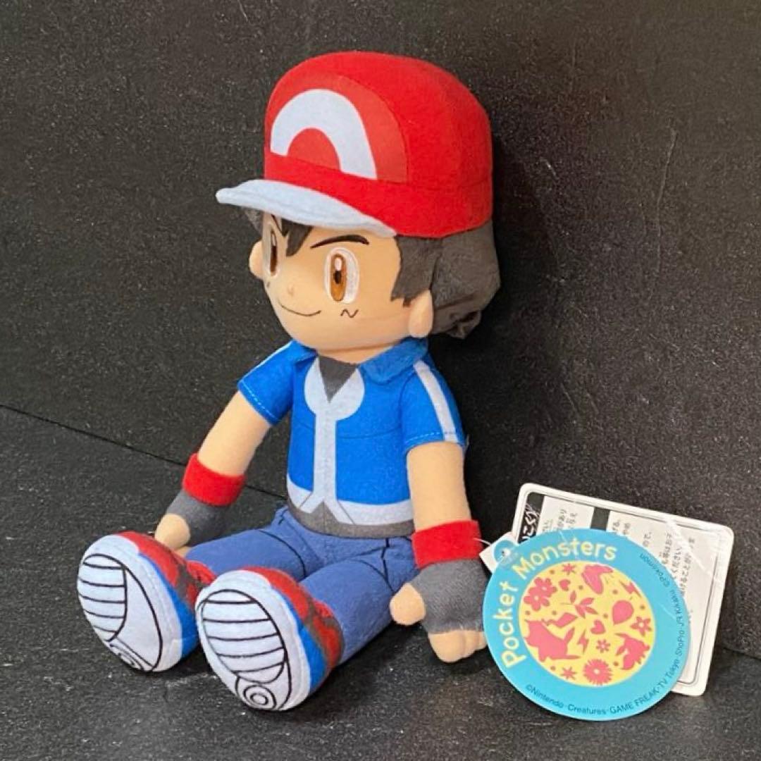 ポケモン サトシ タグ付き ぬいぐるみ カロス地方 セキグチ Sekiguchi