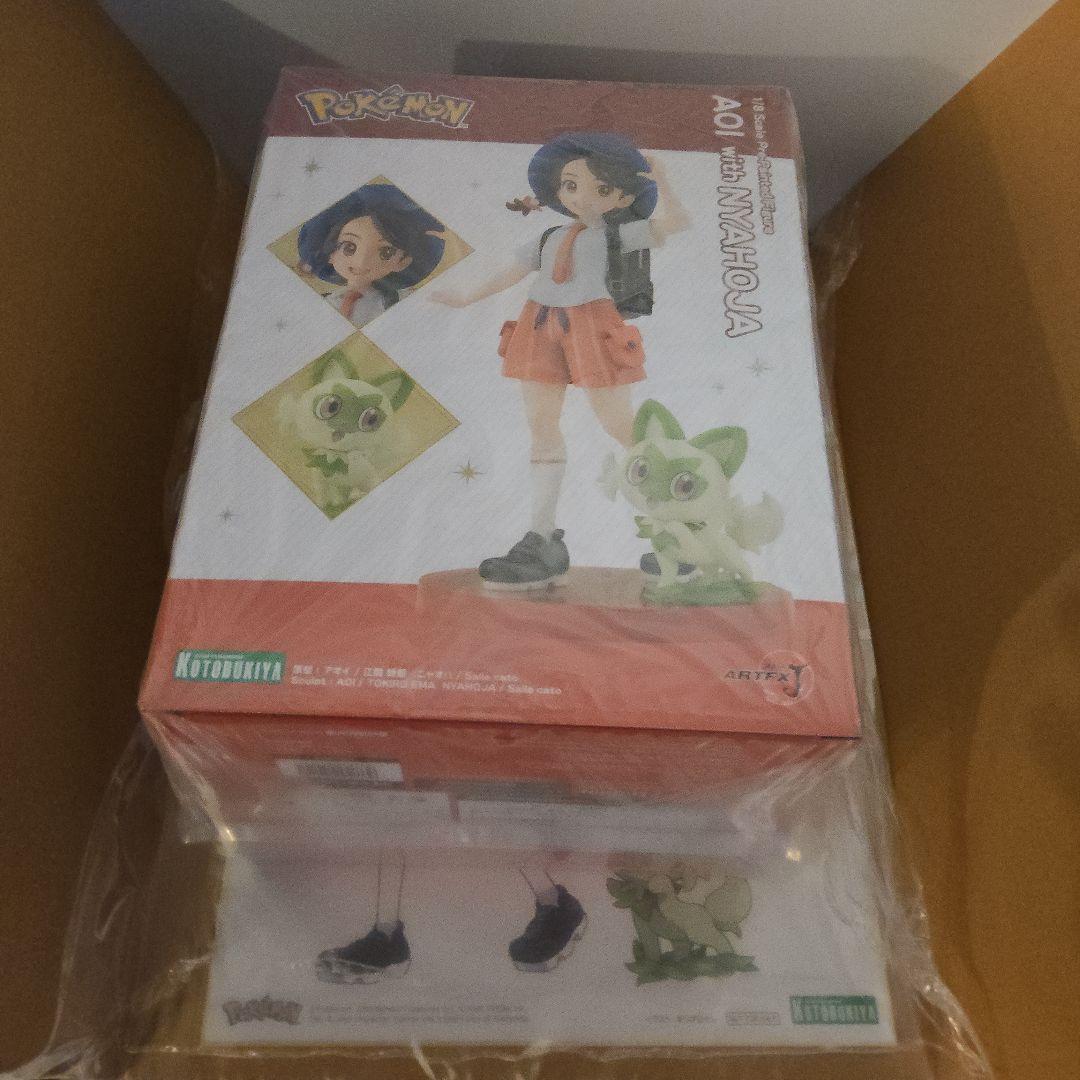 【未開封】アオイ with ニャオハ 色紙付き