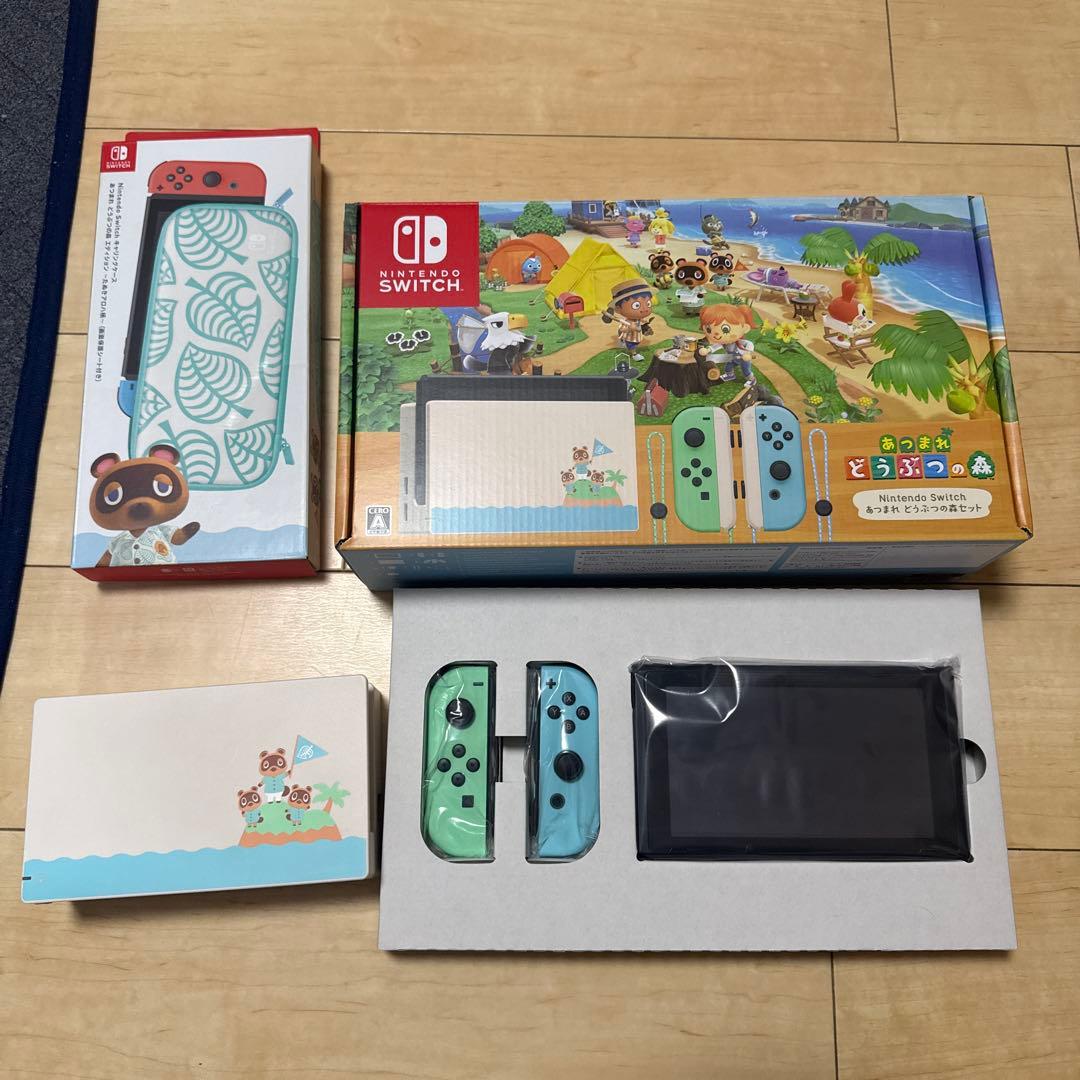 Nintendo Switch 本体　あつまれどうぶつの森　SDカード　ケース付 Amazon.co.jp: Switch ケース 【N-Switch/Switch 有機ELモテル対応
