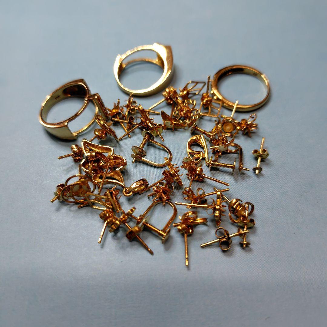 １８金スクラップ約２１㌘ 炉前品買取 | スクラップ買取について | 鉄スクラップ・炉前品買取 錦