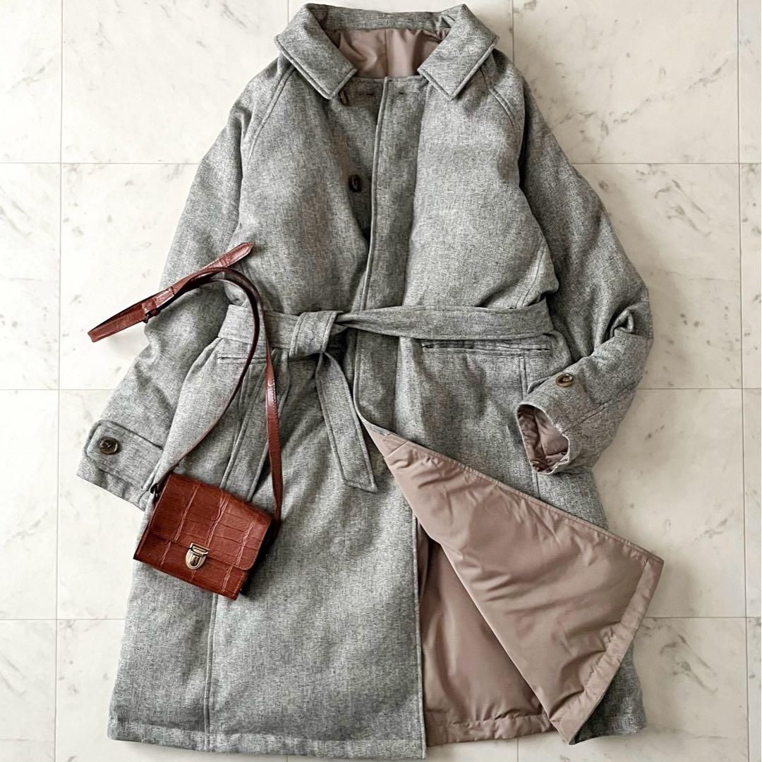 定価9,7万＊美品 ロフトラボ KANFY リバーシブルロングダウンコート