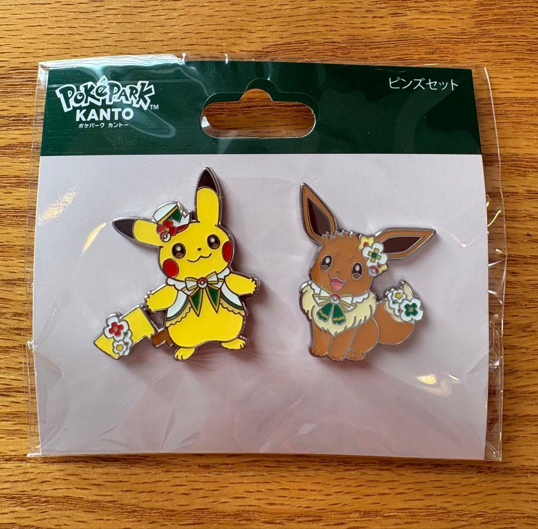 ポケパークカントー限定 ピンズ ピカチュウ・イーブイ - メルカリ