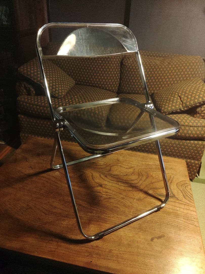 希少　フォールディングチェア　ミッドセンチュリー　スペースエイジ　ポストモダン