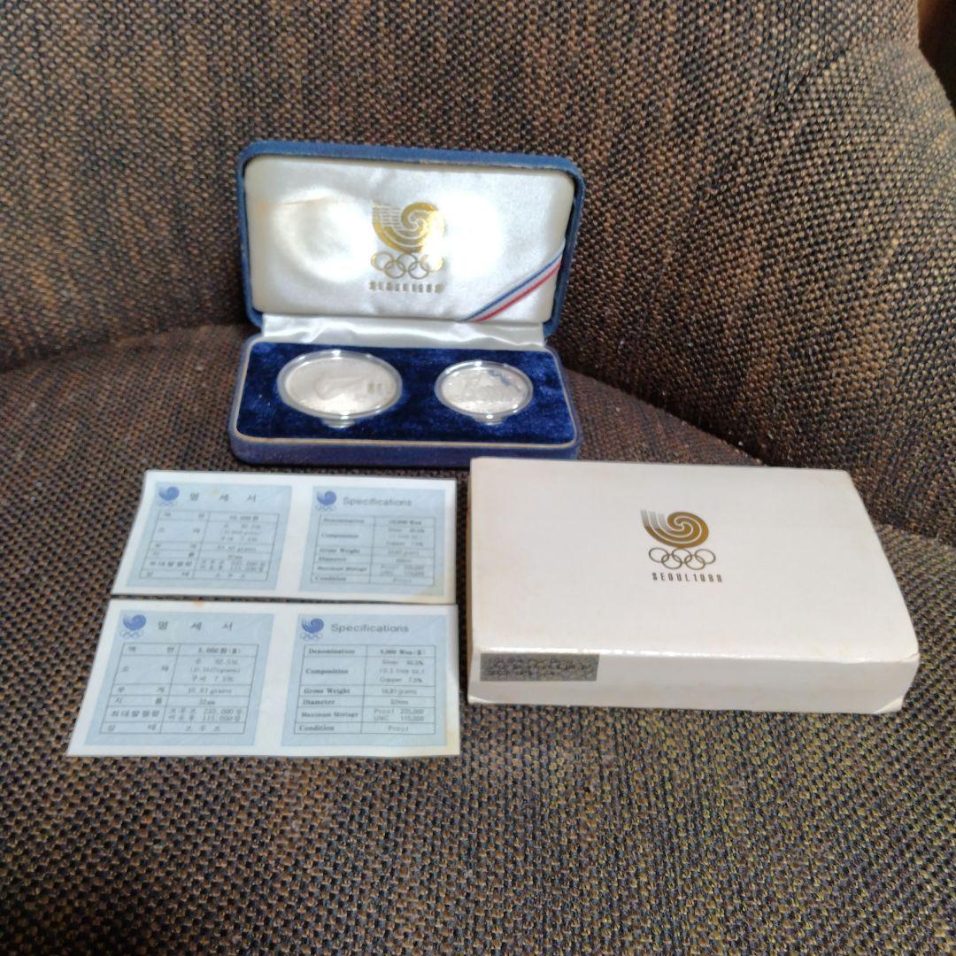 ◼️1988年 ソウルオリンピック 記念硬貨セット Yahoo!オークション - 1988年ソウルオリンピック 記念硬貨 セット