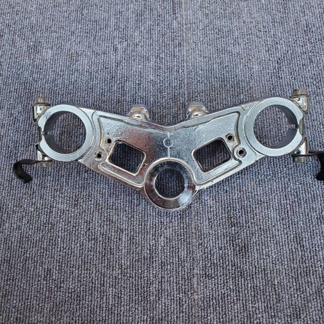 CBX400F メッキトップブリッジ 送料込 CBX400F NC07専用 最高級 CNC トップブリッジSP セットバックと