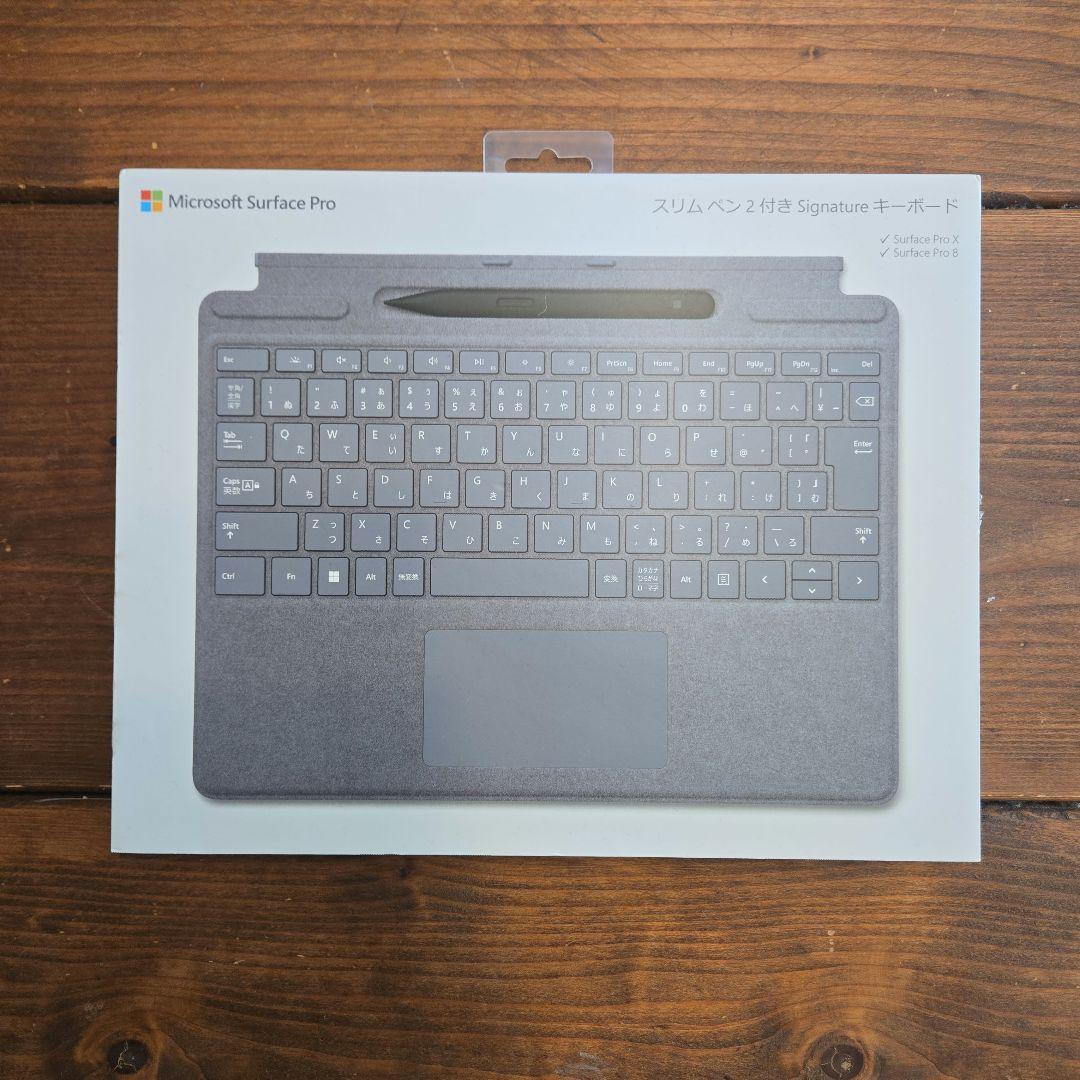 【純正】 surface Pro8,9,10,11,X対応タイプカバーキーボード
