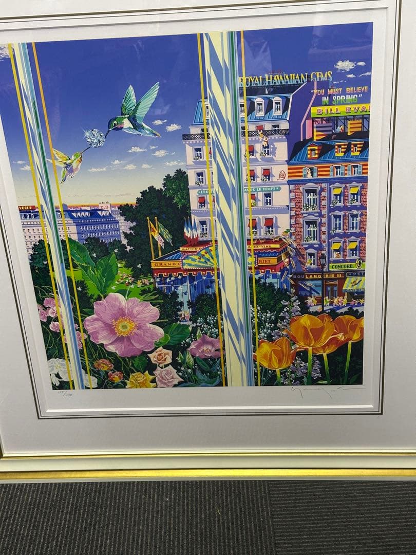 美品　ヒロヤマガタ　ダイヤモンドメモリー シルクスクリーン