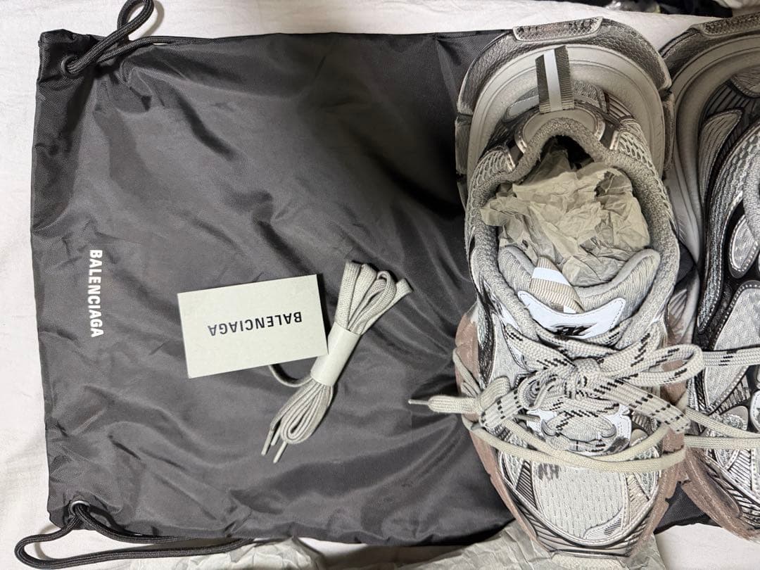 靴 BALENCIAGA 3XL Sneaker Worn-Out \"Gray\"