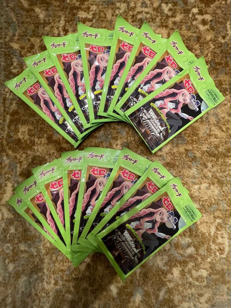 未開封　16点セット　パック　ヴァイスシュヴァルツ　ゼロの使い魔　三美姫の輪舞