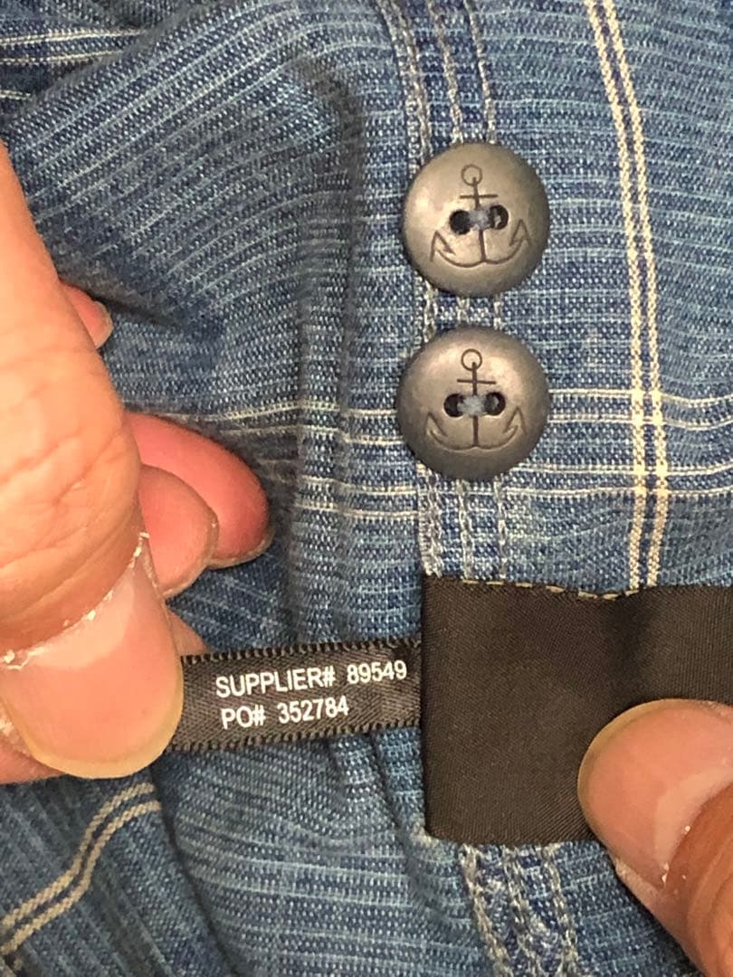 DOUBLERL RRL ヴィンテージ加工 インディゴ シャツ ジョニーデップ着