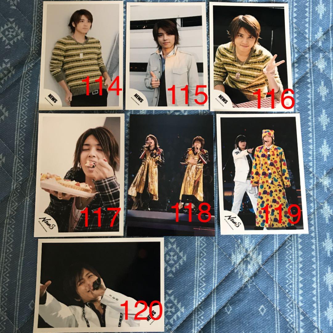 NEWS 公式写真 手越祐也 増田貴久 山下智久 加藤成亮