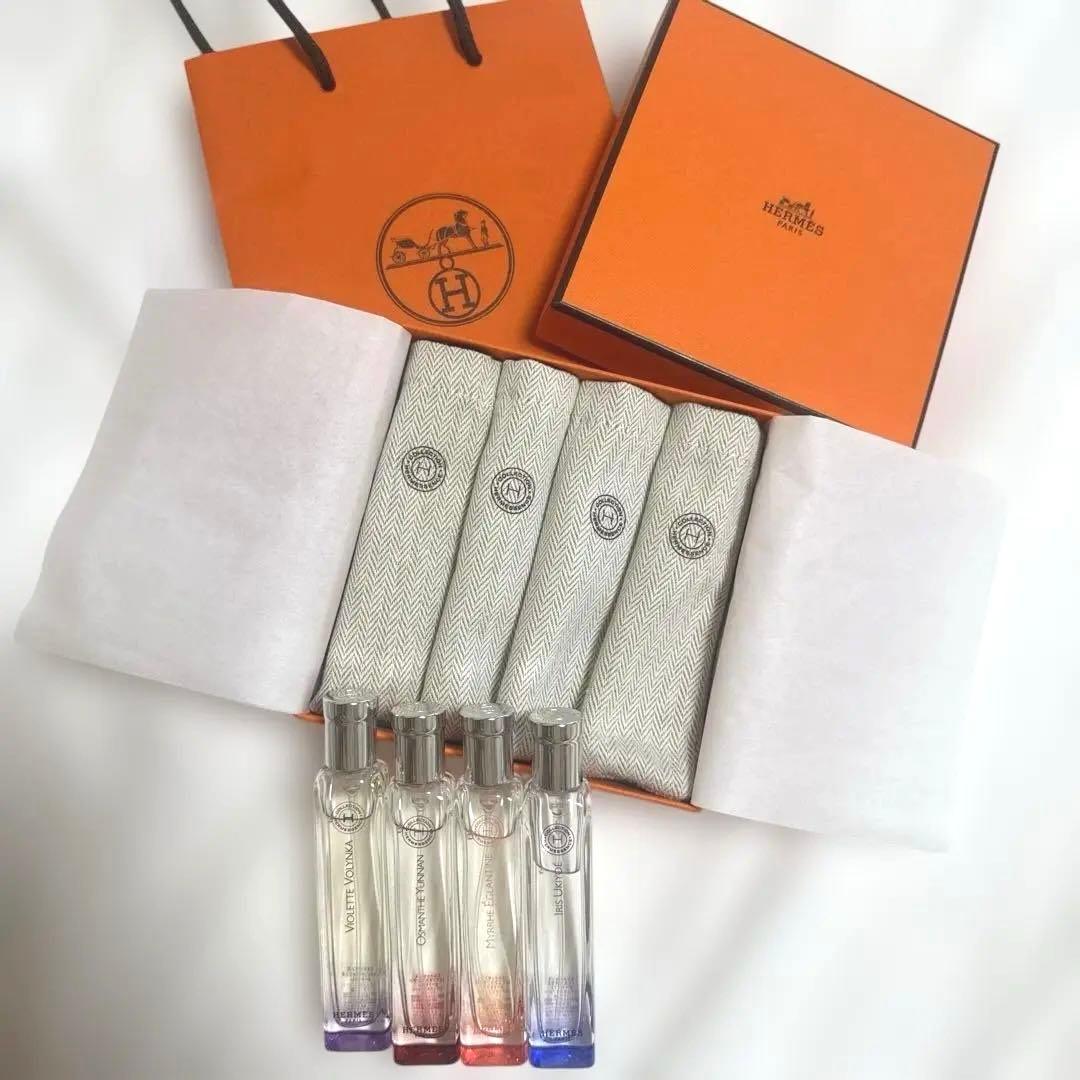 HERMES 香水 エルメッセンス ミニボトル 4本セット