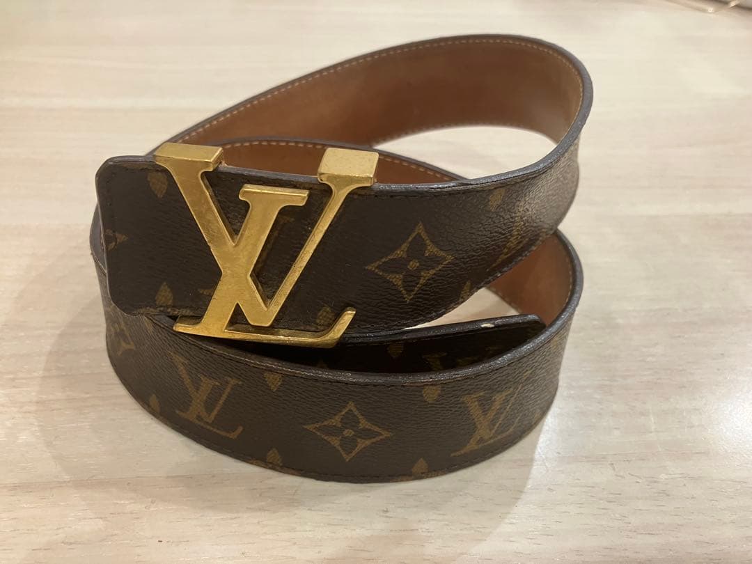 【最終値下げ】Louis Vuitton ブラウンレザーベルト