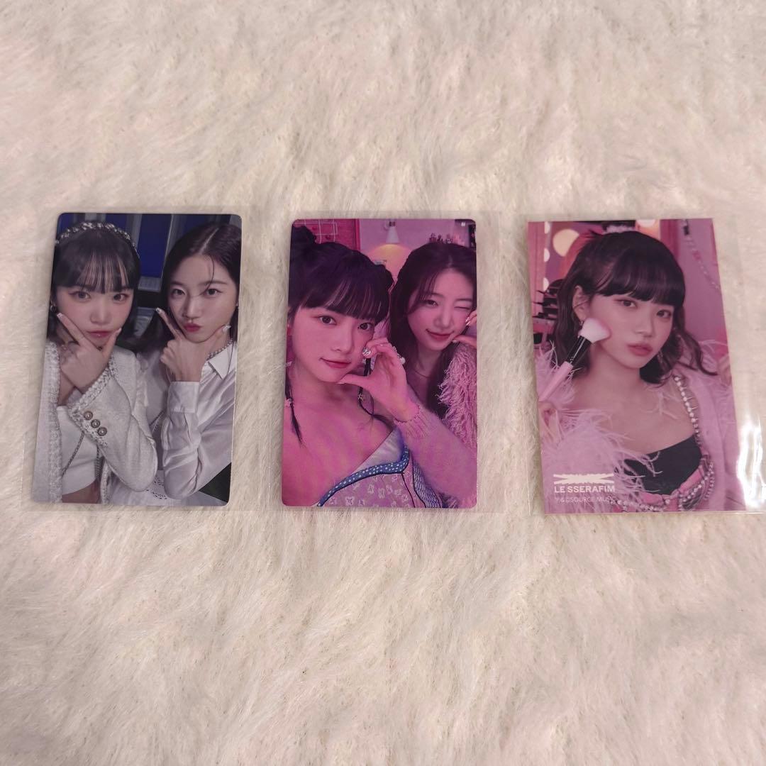 LE SSERAFIM トレカ ステッカー チェウォン カズハ ウンチェ - メルカリ