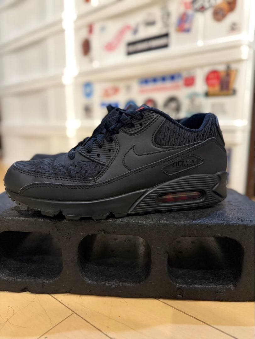 【美品】27.5cm NIKE エアマックス90 ブラック