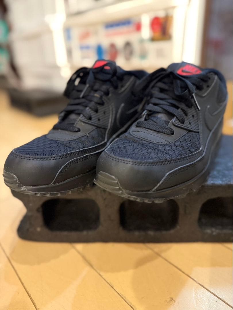【美品】27.5cm NIKE エアマックス90 ブラック