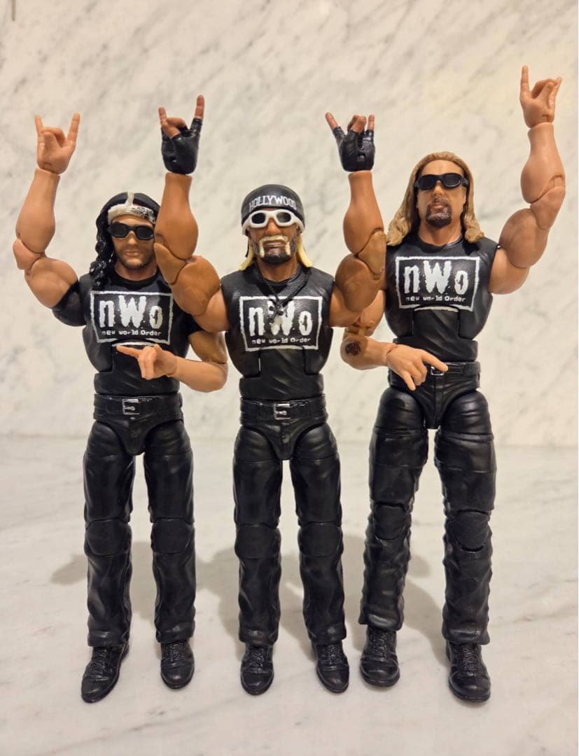 WWE WCW nWo ハルク ホーガン ナッシュ ホール プロレス フィギュア