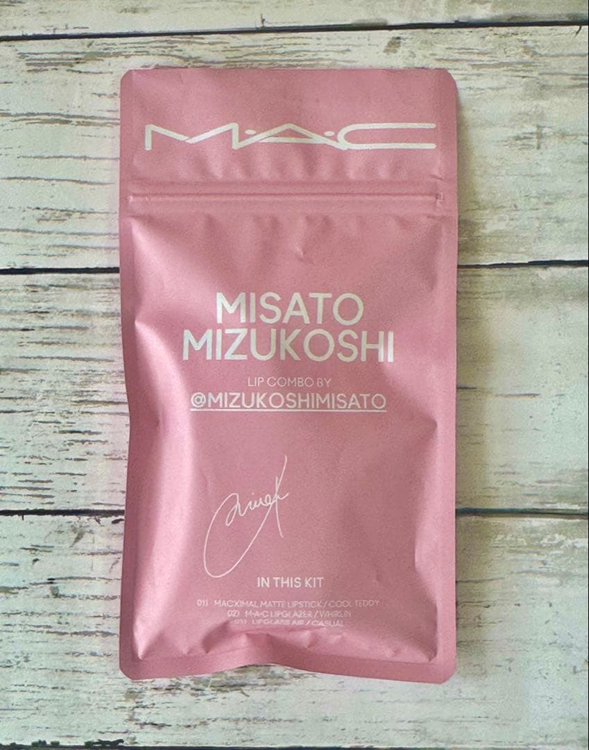 MAC 水越みさと リップ コンボ ピンク リップガラス リップペンシル 限定品