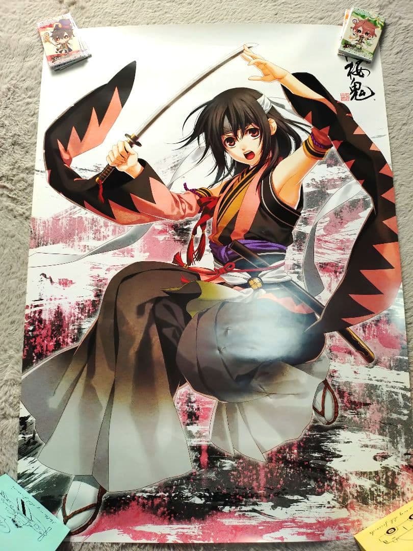 薄桜鬼 合戦 B2ポスター カズキヨネ 8枚セット C77 コミケ 未使用