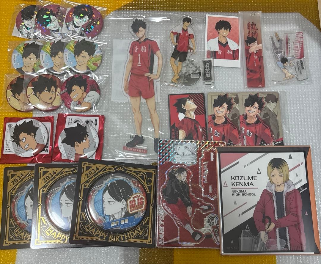 ハイキュー 黒尾 上海ブックマーカー アクスタ 缶バッジ セット