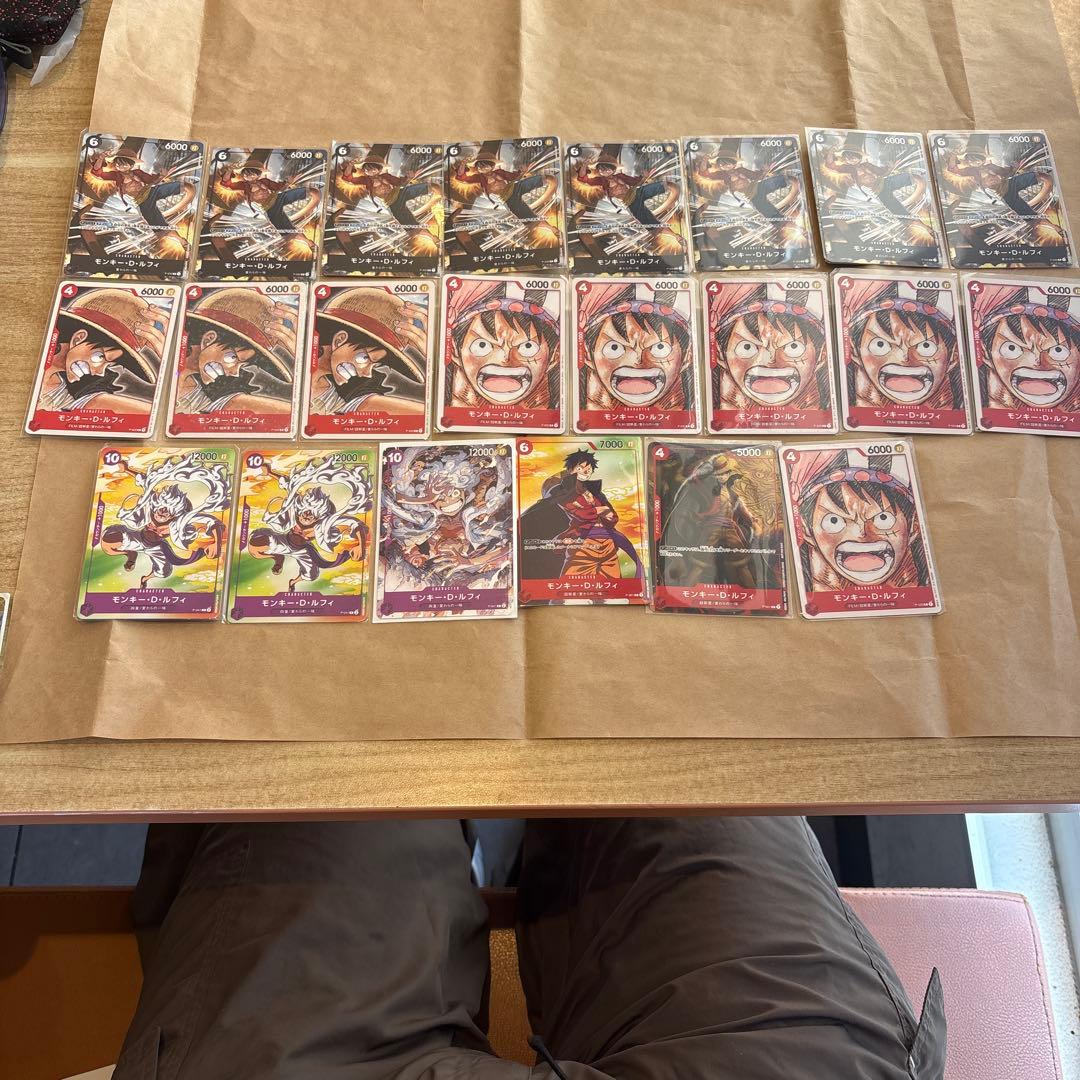 ワンピース全プロモ　ルフィ26枚 特価品〕モンキー・D・ルフィ【プロモ】《黒》 最強の3兄弟PACK版 P