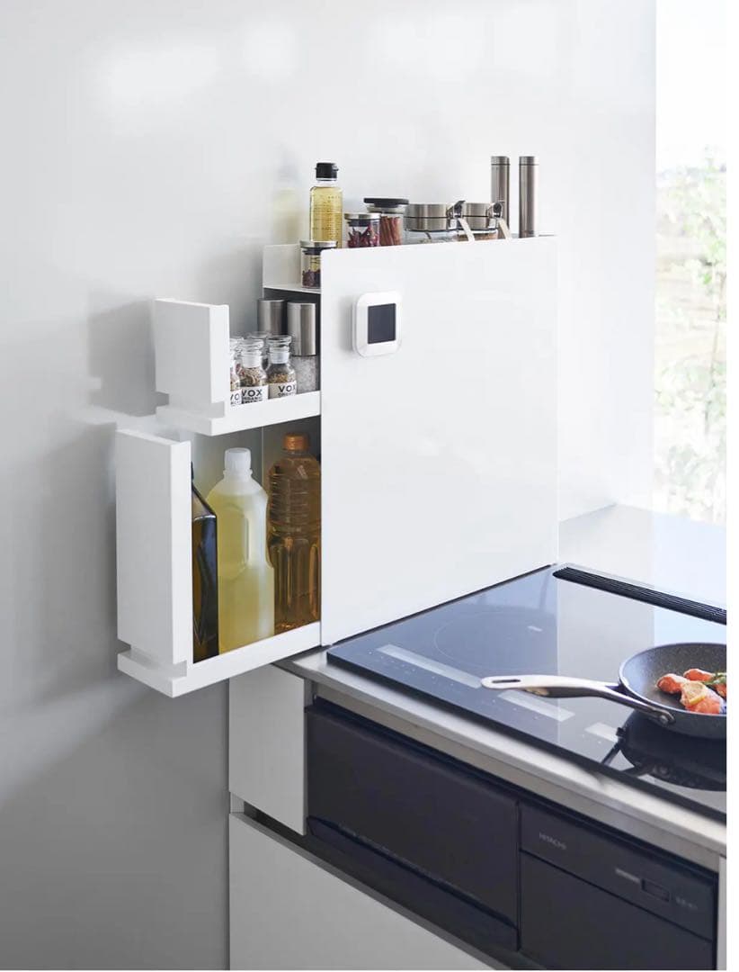 山崎実業　隠せる調味料ラック2段　YAMAZAKI