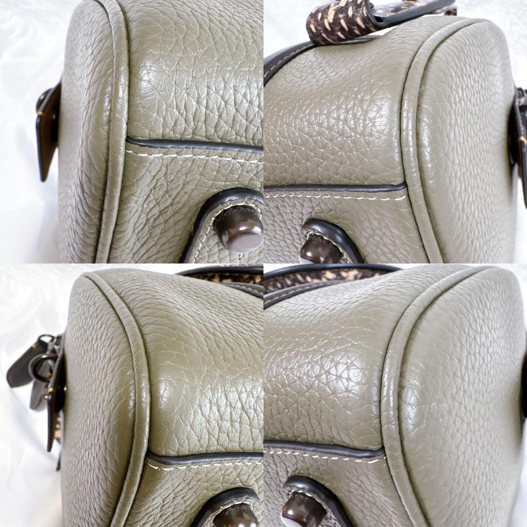 未使用級✨コーチCOACH ルビーサッチェル 25 グリーン C8533 バッグ