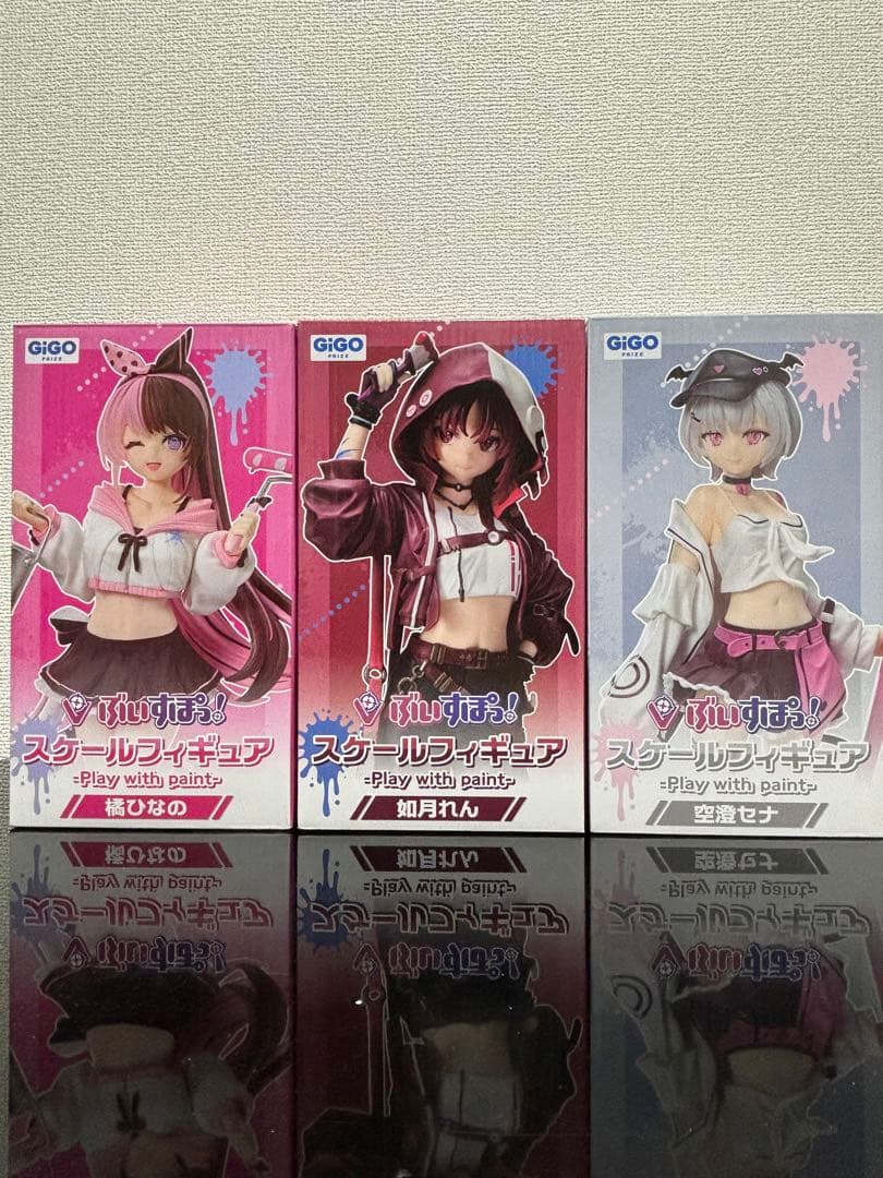 ぶいすぽっ！ スケールフィギュア GIGO 橘ひなの 如月れん 空澄セナ