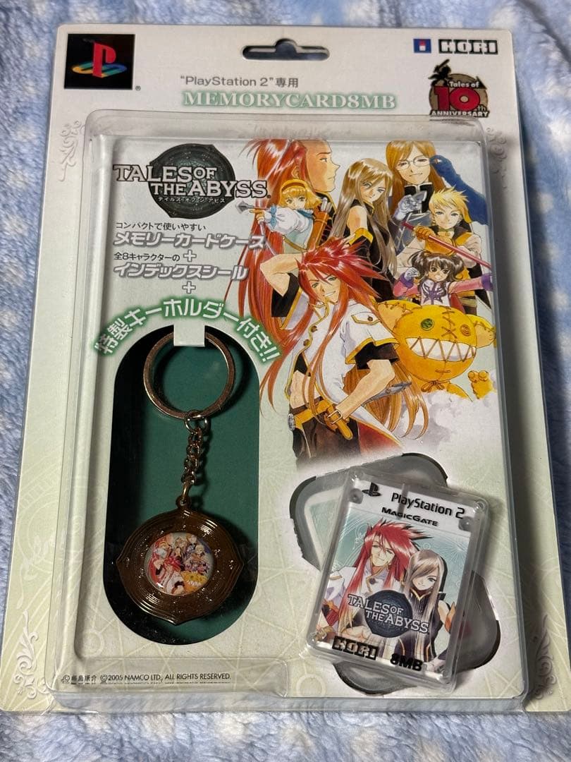 [未開封]テイルズオブジアビス　メモリーカードセット　特製キーホルダー付き アクリルアートキーホルダー『テイルズ オブ』シリーズ/いのまたむつみ