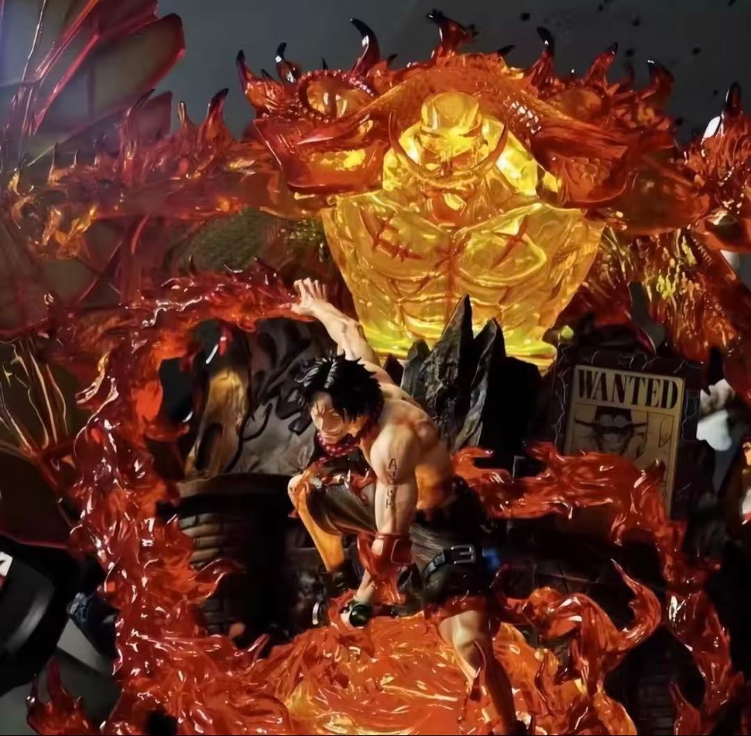 ワンピース　エース　白ひげ　ガレージキット