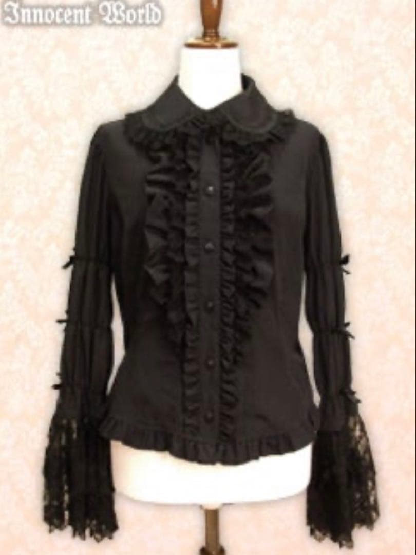 Innocent World ルシエンヌブラウス 黒