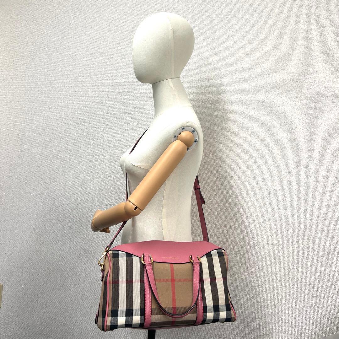 ひなあか 様専用✨極美品✨BURBERRY バーバリー2WAYミニボストンバッグ